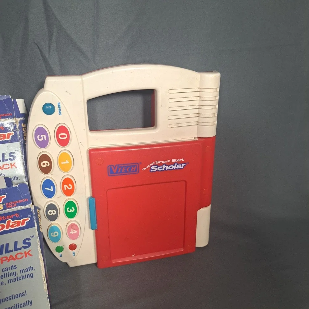 VTG VTech Talking Smart Start Scholar Learning Toy Expansion Packs Retro Kid Toy